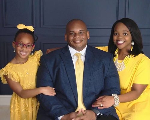 Dr. Wayne Lewis and his family