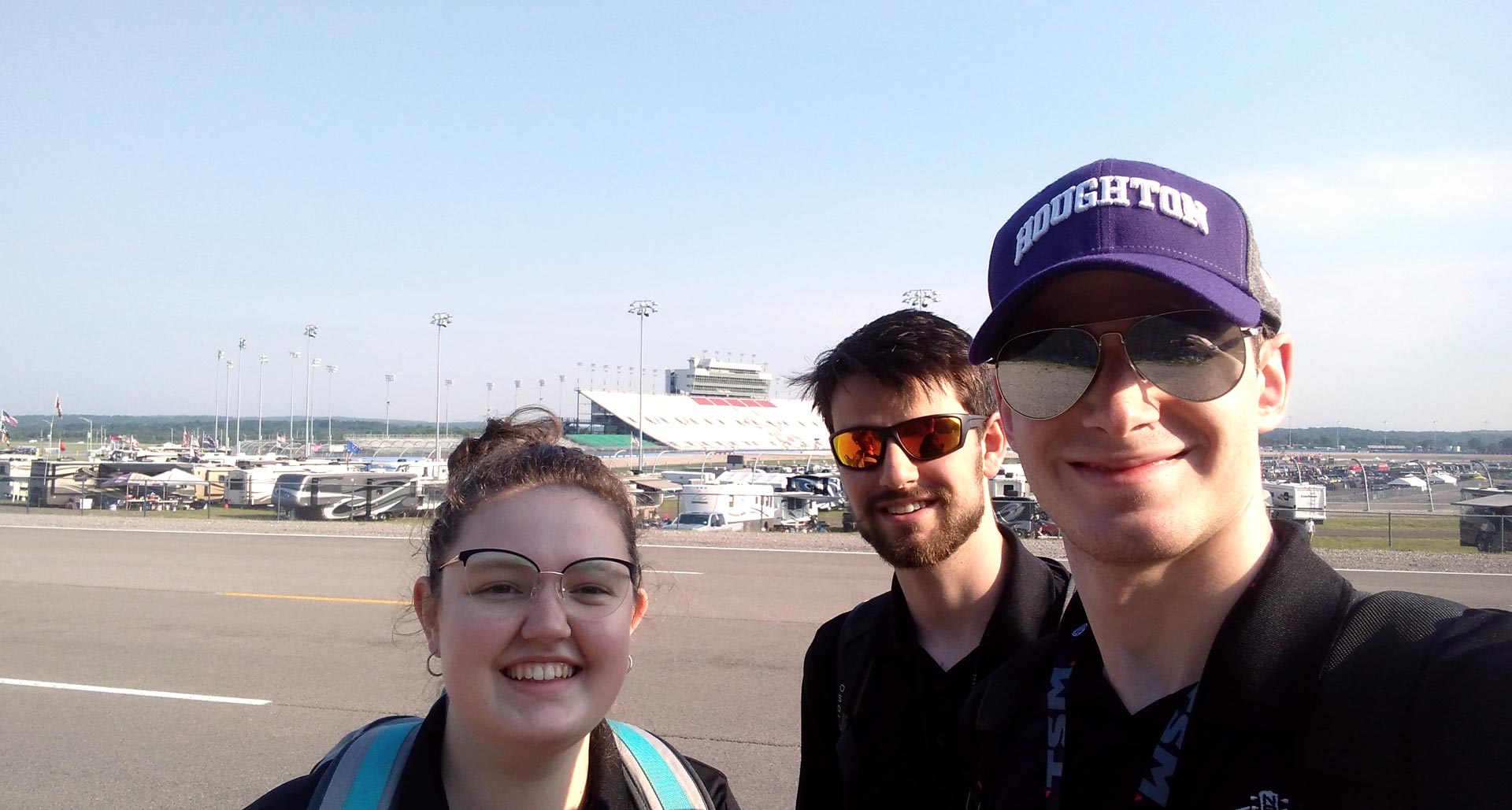 Houghton Data Science Students at Nashville Speedway