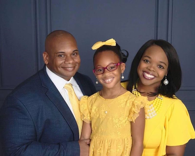 Dr. Wayne Lewis and his family