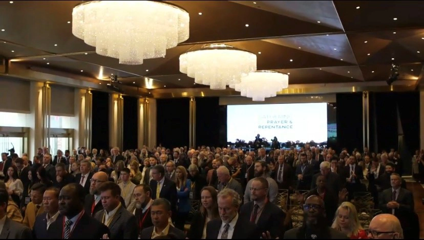 View of the audience at the National Gathering for Prayer and Repentance in Washington D.C.