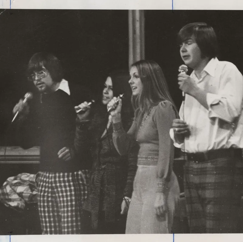 1976 Houghton students singing in SPOT